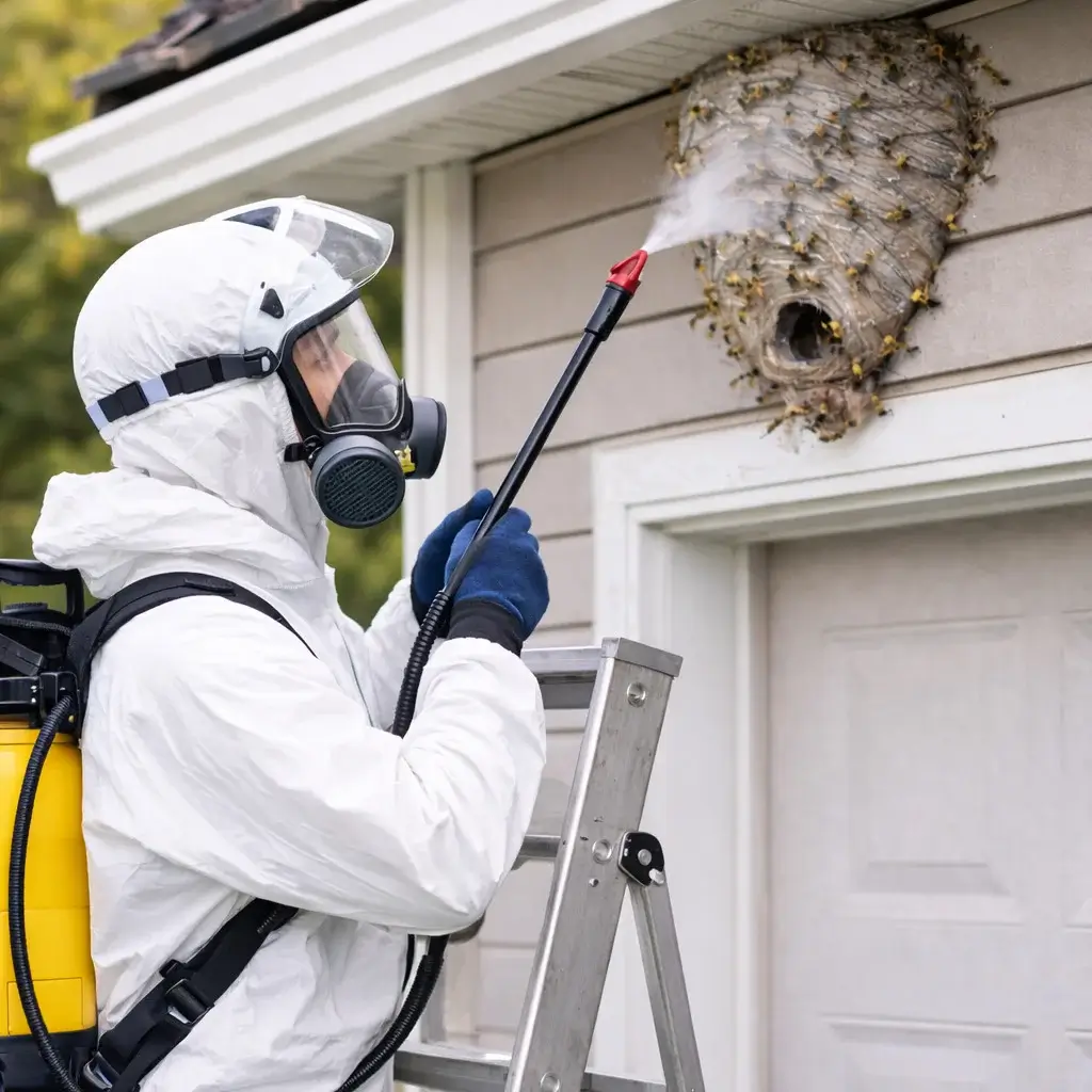 Wespenbekämpfung durch Profi